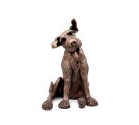 Brillibrum Scultura decorativa per cani, in resina con polvere di bronzo, realizzata a mano, sculture moderne (variante 10)