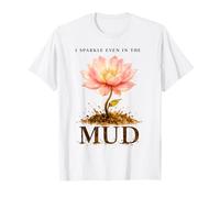 Brillo Anche nel Fango Funny Mudding Princess Muddy Run Maglietta