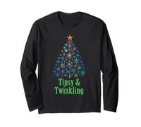 Brillo & Twinkling Divertente Natale Bere Maglia a Manica