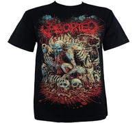 Brilloop Aborted God Machine Men's T-Shirt Unisex Black Cotton Print Tee Shirts L