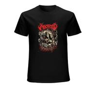 Brilloop Aborted God Machine Men's T-Shirt Unisex Black Cotton Print Tee Shirts M