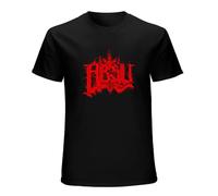 Brilloop Absu Baphomet Relapse Men's T-Shirt Unisex Black Cotton Print Tee Shirts XL