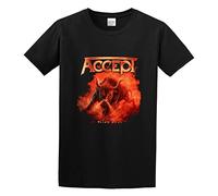 Brilloop Accept Blind Rage Men's T-Shirt Unisex Black Cotton Print Tee Shirts 3XL