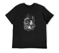 Brilloop Alcest Amesouers Les Discrets Katatonia Men's T-Shirt Unisex Black Cotton Print Tee Shirts 3XL