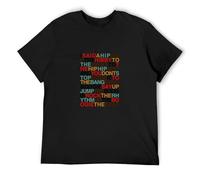 Brilloop I Said A Hip Hop Sugarhill Gang Rapper's Delight Men's T-Shirt Unisex Black Cotton Print Tee Shirts M