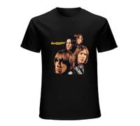 Brilloop Iggy The Stooges Men's T-Shirt Unisex Black Cotton Print Tee Shirts XL