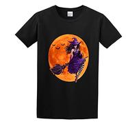 Brilloop in A World Full of Princesses Be A Witch Men's T-Shirt Unisex Black Cotton Print Tee Shirts XL