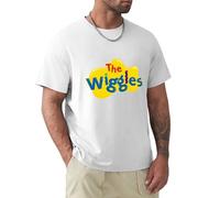 Brilloop The Wiggles Men's T-Shirt Unisex White Cotton Print Tee Shirts 3XL