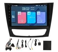 Brilluxa Autoradio, Lettore multimediale touchscreen HD 9 pollici compatibile con Mercedes Classe E W211 2002-2009 2 GB 32 GB ROM Wireless CarPlay Navigazione GPS Sostituzione