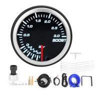 Brilluxa Boost Gauge, Turbo Pressure METER, compatibile con auto universale, indicatore del sensore Boost 2in Turbo -1-2bar Display a LED 10 Colori Retroilluminazione