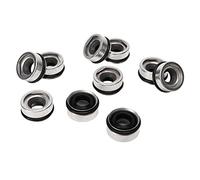 Brilluxa Guarnizioni per albero compressore AC, kit paraolio per guarnizioni a labbro da 10 pezzi compatibile con compressore 507 AC, riparazione ricostruzione albero