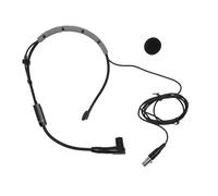 Brilluxa Microfono Headset Fitness, Microfono a Condensatore per PGA31, SM31, SM35, Colore Grigio, Microfono per Fitness e Sport, Microfono Wireless per Fitness