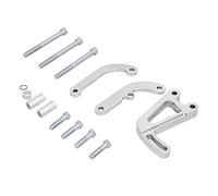 Brilluxa Steering Bracket, Power Steering Mount, Pump Mount Kit, Engine Accessory Bracket Replacement, Compatible with Chevy LWP Small Block 262-400