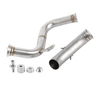 Brilluxa Tubo Centrale di Scarico, Catalizzatore Decat, Gruppo Tubo di Collegamento, Compatibile con 125 250 390 RC390 2017+, Sostituzione Scarico Moto