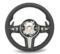 Brilluxa Volante Riscaldato, Assemblaggio Volante con Paddle Shifter, Rivestimento in Pelle, Compatibile con BMW F20, F22, F30, F15, F16, F80, F82, M3, M4, M2