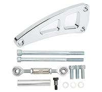 Brillxa Alternatore Staffa, supporto per supporto in lega di alluminio Compatibile con la pompa dell'acqua lunga 454, staffa della puleggia del motore, kit di montaggio LWP