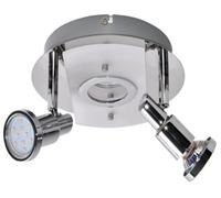 BRILONER- 1 PLAFONIERA Ø20CM- GU10- 3LEDx3Wx250LUMEN + 1 LEDx5Wx400LUMEN - CR...