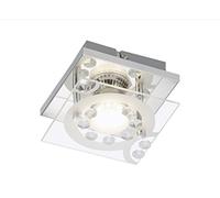 BRILONER - 1 PLAFONIERA LED 3W- GU10 - 250 lumen - 3000K CROMO