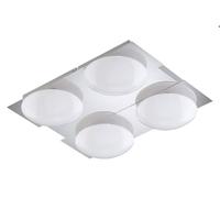 Briloner 3209-046 Signal, lampada a LED da soffitto con 4 faretti da 5 Watt