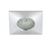 BRILONER 7205-018 - FARETTO DA INCASSO CROMO 7,5X7,5 CM 1LX5W