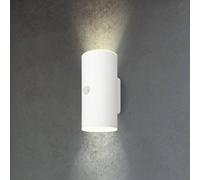 Briloner Appliance da esterni LED, bianca, sensore, up/down Briloner