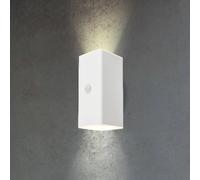 Briloner Appliance da esterni LED, bianca, sensore, up/down Briloner
