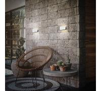 Briloner Applique a LED ricaricabile Meluna, bianca, dimmer tattile, USB Briloner