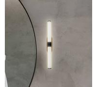 Briloner Applique a LED Runt, nero/legno 3.000 K IP44 Lunghezza 40 cm Briloner