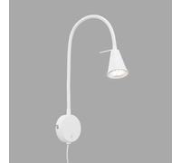 Briloner Applique a LED Tusa, bianco, metallo, 45 cm, braccio flessibile Briloner