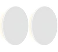 Briloner - Applique con batteria ricaricabile, touch, dimmerabile, lampada da esterno, applique da esterno, batteria ricaricabile, lampada da parete, applique ricaricabile, esterno, 25x4 cm, bianco