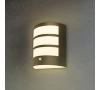 Applique Esterno Contemporaneo Fora Metallo Nero Led Integrato 5,8W 3000K