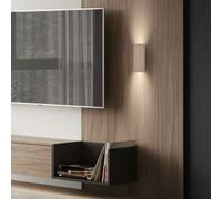 Briloner Applique Ida, beige, plastica, Ø 8,5 cm, GU10 Briloner