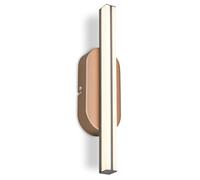 Briloner - Applique LED Da Parete Luce Bianca Calda 30 cm Antracite Bronzo | 7W 600lm Lampada Da Parete Interna Applique Da Interno Soggiorno Corridoio Cucina Camera Illuminazione Moderna