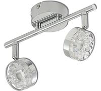BRILONER - BARRA 2 FARETTI LED ORIENTABILI 3,5W 350LM 3.000K - STRUTTURA IN M...