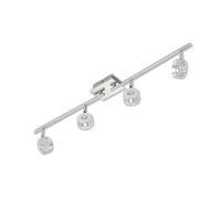 BRILONER - BARRA 4 FARETTI LED ORIENTABILI 3,5W 350LM 3.000K - STRUTTURA IN META