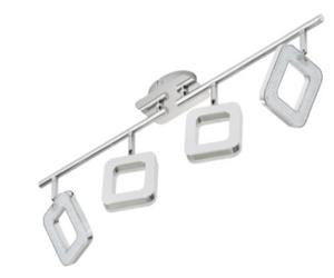 BRILONER - BARRA SNODATA 4 LED - 3,5W-330LM - METALLO ACRILICO/CROMO