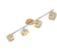 BRILONER- BARRA SNODATA- 4 LEDx5Wx400LUMENX3000K ARGENTO ANTICHIZZATO