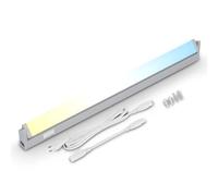 BRILONER - Barra sottopensile LED orientabile, luce sottopensile CCT per cucina, temperatura di colore regolabile, led per mobili, colore argento, 54,5 cm, 2224-014