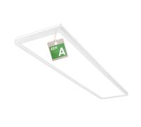 Briloner EEK A Lampada da soffitto a LED 98cm Efficiente con 21W a 4800lm, luce piatta e indiretta, lampada a LED, plafoniera a LED, illuminazione, 98x20x3 cm, bianco