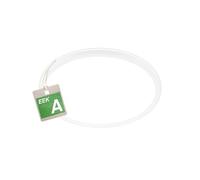Plafoniera Moderna Tava A Plastica Bianco Led Integrato 11W 4000K Ip20