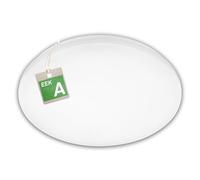 BRILONER - Classe A Plafoniera con luce bianca neutra, 12W, 2520lm, 50.000h di luce, lampada soffitto, plafoniera soffitto, plafoniere da soffitto, lampadario soffitto, 38 x 6,5 cm, bianco