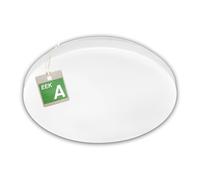 BRILONER - Classe A Plafoniera con luce bianca neutra, 8W, 1700lm, 50.000h di luce, lampada soffitto, plafoniera soffitto, plafoniere da soffitto, lampadario soffitto, 29 x 6 cm, bianco