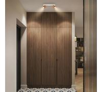 Briloner Faretto da soffitto Ida, marrone, a 2 luci, plastica/metallo Briloner