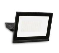 BRILONER - Faretto LED da esterno con luce bianco neutro, 50W 4500 lm, orientabile, IP65 resistente a polvere e getti d’acqua, faro per illuminazione giardino e garage, 17,5 x 18,5 x 3 cm, Nero
