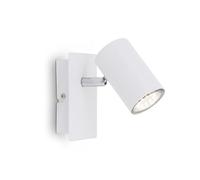 BRILONER - Lampada a parete, lampada a parete orientabile, spot a soffitto GU10, max. 40 watt, lampada a soffitto, plafoniera 120x80x123 mm (LxLxH), bianco
