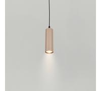 Briloner Lampada a sospensione Ida, beige, a 1 luce, Ø 10 cm, GU10 Briloner