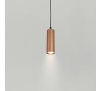 Briloner Lampada a sospensione Ida, marrone, a 1 luce, Ø 10 cm, GU10 Briloner