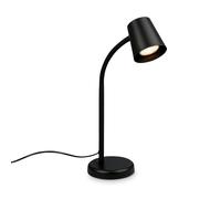 Lampada Da Tavolo Contemporanea Skriva Metallo Nero 1 Luce Gu10