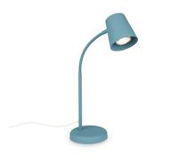 Briloner Lampada da tavolo Skriva, portalampada, blu tortora Briloner