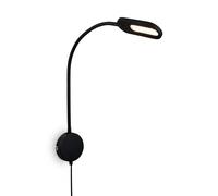 BRILONER - Lampada da lettura, Lampada da parete per interni, Lampada a LED, Lampada da parete per interni, Girevole, Dimmerabile, Touch control, Lampada a zoccolo, Nero